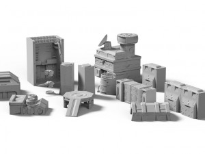 terrain base building pack Modelo de Impressão 3D