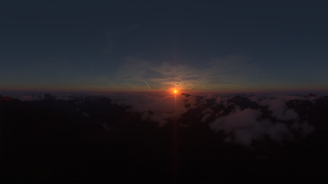 sky sunset landscape hdri 7680x4320 px Modello 3D .c4d .max .obj .3ds .fbx .stl .blend 