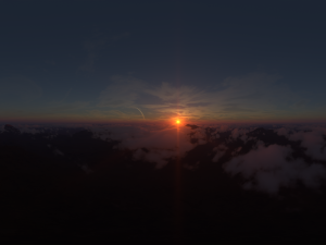 sky sunset landscape hdri 7680x4320 px 3D Model