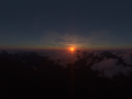 Sky sunset landscape HDRI 7680x4320 px 3D-Modell