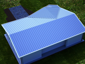 Prefabricated building Modelo 3D