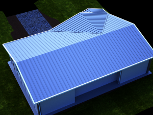 Prefabricated building Modelo 3D