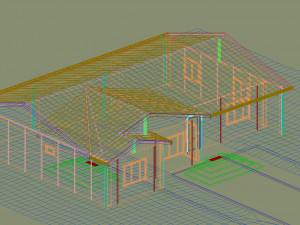 Prefabricated building Modelo 3D