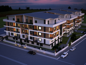 3 blocks building exteriors 3Dモデル