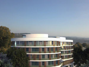 Modern elips otel 3D Model