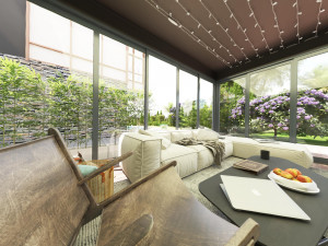 Modern elips otel 3D Model