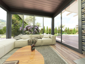 Modern elips otel 3D Model