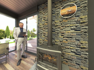 Modern elips otel 3D Model