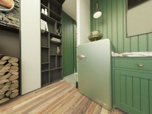 Modern elips otel 3D Model