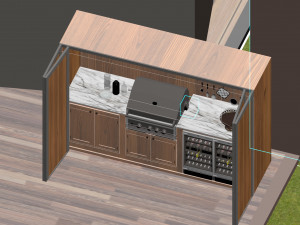 Modern elips otel 3D Model