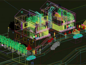 VLLA MODERN 7DARCH 3D Model