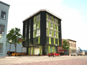 ofis 7dar mimarisi 3D Model