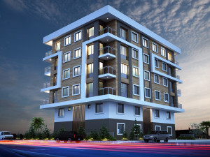 2 bloklar konut 3D 모델