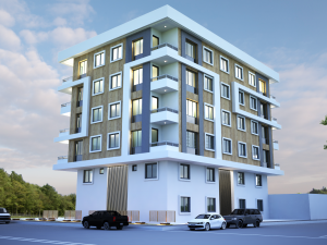 2 bloklar konut Modello 3D