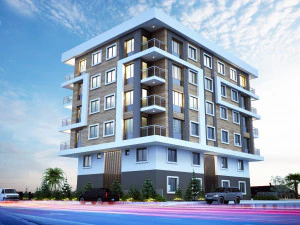 2 bloklar konut 3D Model