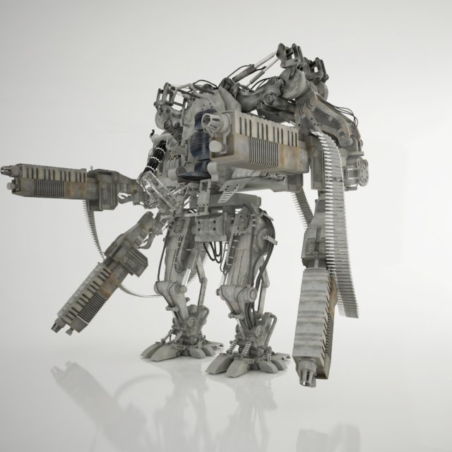 robot-x Model 3D .c4d .max .obj .3ds .fbx .stl .blend 