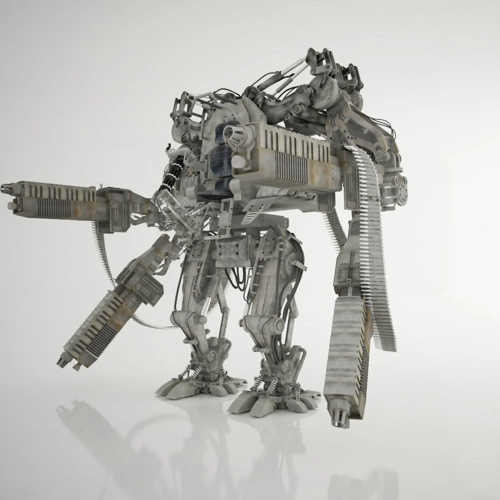 robot-x 3D Model .c4d .max .obj .3ds .fbx .stl .blend 
