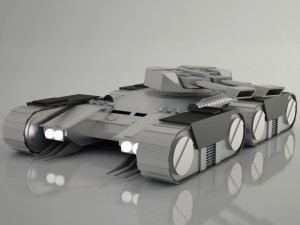 beam tank 3D 모델