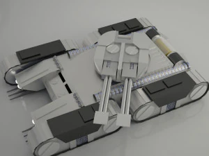 beam tank 3D Model