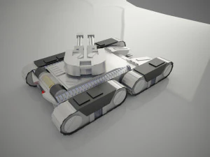 beam tank 3D Model