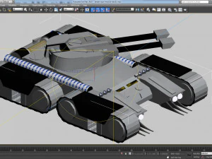 beam tank 3D Model