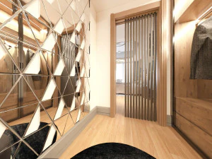 公园中央的医院 S 未来派建筑 3D 模型
