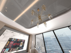 MODERN LIVING ROOM 360 VEW 3D Модель