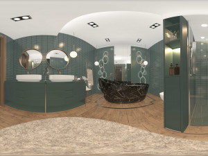 INTERIOR HOME DESIGN FULL 360 VEW 3D Model