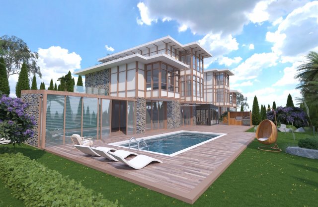 TRADITIONAL TURKISH HOUSE DUSLER VADISI Modèle 3D .c4d .max .obj .3ds .fbx .stl .blend 