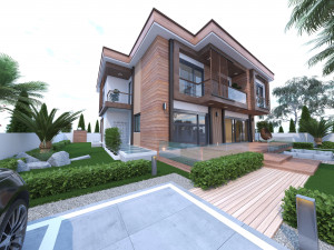 VILLA ATILGAN TEPEOREN GARDEN 3D Model