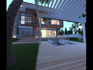 VILLA ATILGAN TEPEOREN GARDEN 3D Model