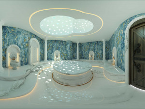 TURKISH BATH 360 VIEW Modello 3D