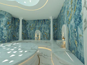 ŁAŹNIA turecka WIDOK 360&deg; Model 3D