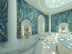 TURKISH BATH 360 VIEW Modello 3D