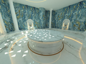 TURKISH BATH 360 VIEW Modello 3D