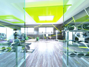 GYM 7D ARCH 360 VIEW 3D Model
