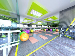 GYM 7D ARCH 360 VIEW 3D Model