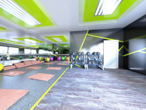 GYM 7D ARCH 360 VIEW 3D Model