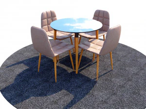 TABLE CHAIR 3D Model
