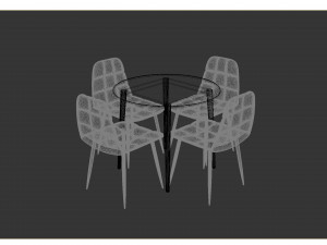 TABLE CHAIR Modello 3D