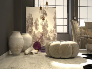 BEDROOM LOFT REAL 3D Model