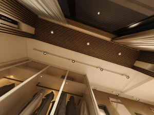 屋根裏部屋のモダンな VLLA 360 ビュー 3Dモデル