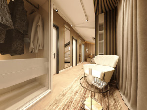 ATTIC ROOM MODERN VLLA 360 VIEW 3D Model