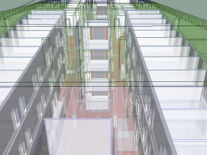 HOTEL GREEN ROOF 3D Model
