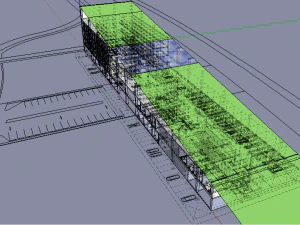 HOTEL GREEN ROOF 3D Model