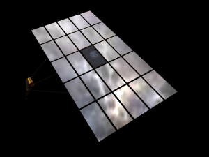 double mirror satellite Modelo 3D