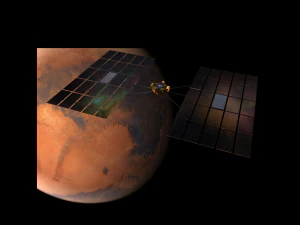 double mirror satellite 3D Model