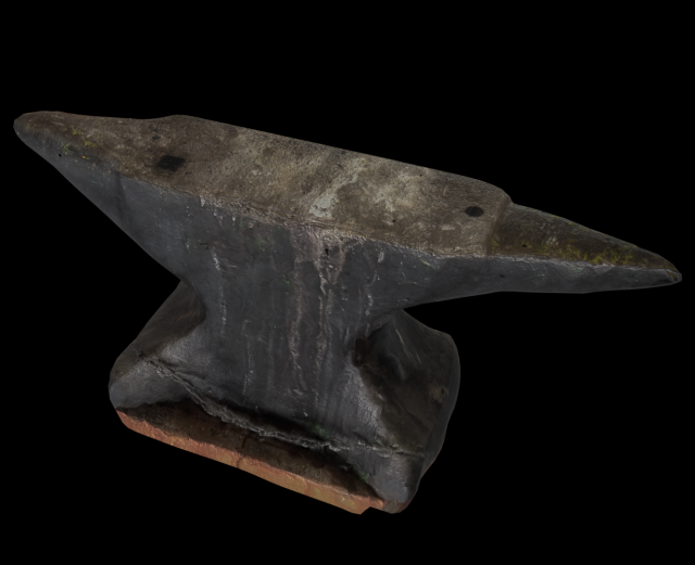 actively used anvil 3D Model .c4d .max .obj .3ds .fbx .stl .blend 