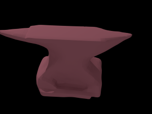 actively used anvil 3D Model
