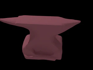 actively used anvil 3D Model